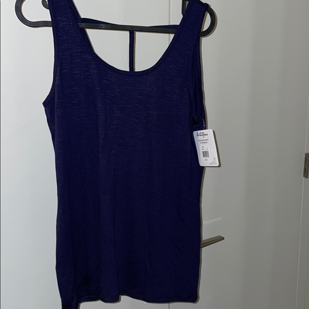 Cute workout top in Navy blue